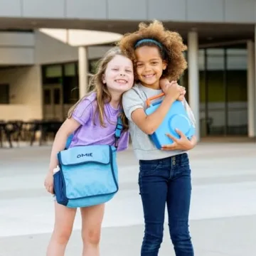 OmieBox Kids Insulated Lunch Box - Keep Meals Warm and Fresh