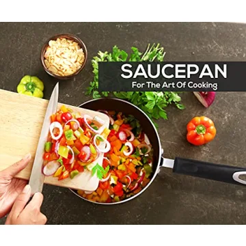 Utopia Kitchen Nonstick Saucepan Set 1 & 2 Quart Pots