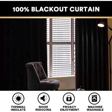 Primitive Textured Linen Blackout Curtains for Home Decor