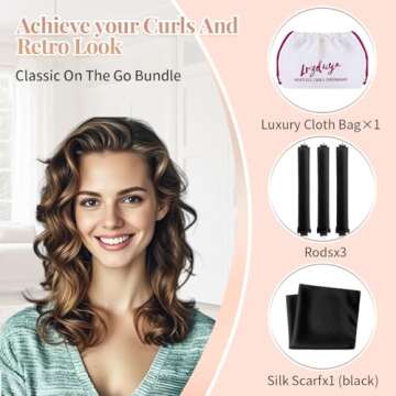 Heatless Curls Overnight Rods for All Hair Types