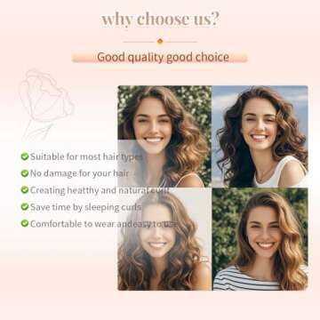 Heatless Curls Overnight Rods for All Hair Types