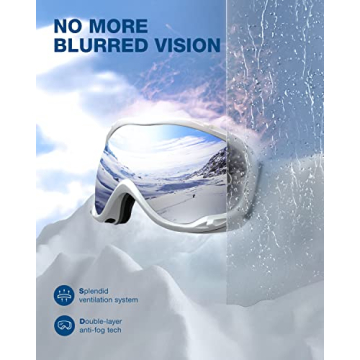Premium All-Age ZIONOR Ski Goggles - Anti-Fog & UV Protection