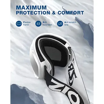 Premium All-Age ZIONOR Ski Goggles - Anti-Fog & UV Protection
