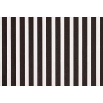Premium Tissue Paper Black & White Stripes Tissue Paper 20 X 30-24 Sheet