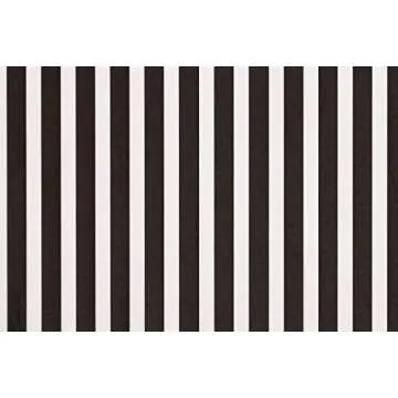 Premium Tissue Paper Black & White Stripes Tissue Paper 20 X 30-24 Sheet