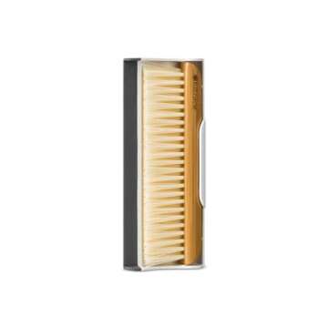 Full Circle Crumb Runner, Counter Sweep and Squeegee, Compact Brush for Sink & Kitchen Countertops, White