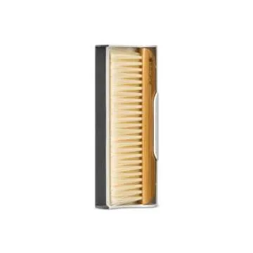 Full Circle Crumb Runner, Counter Sweep and Squeegee, Compact Brush for Sink & Kitchen Countertops, White