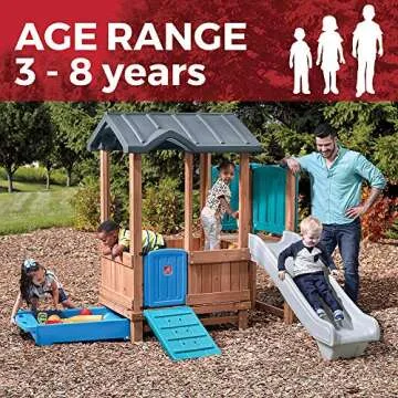 Step2 Woodland Adventure Playhouse & Slide for Kids