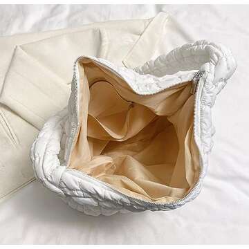 Stylish Quilted Tote Bag for Women - Spacious & Chic