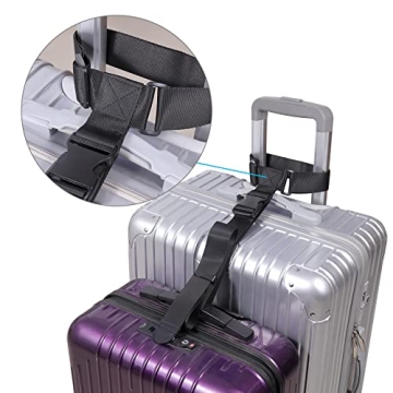 Vigorport Luggage Connector Straps for Easy Bag Stacking