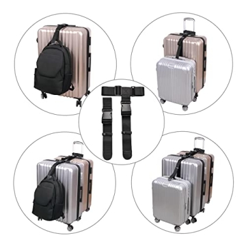 Vigorport Luggage Connector Straps for Easy Bag Stacking