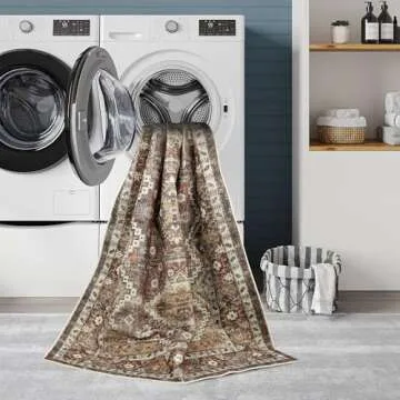 Rugland 9x12 Area Rug | Stain Resistant & Washable