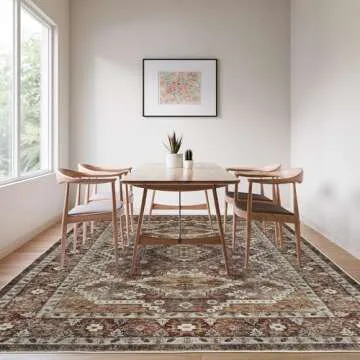 Rugland 9x12 Area Rug | Stain Resistant & Washable