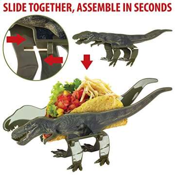 Funwares Dinosaur Taco Holders: Fun for All Ages