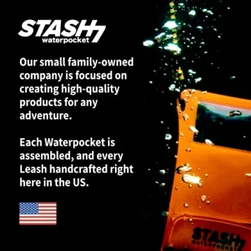 Stash7 Waterproof Phone Pouch w/Long Lanyard | IPX8 Adventure Grade Cellphone Dry Bag Case, Fits iPhone 15 Pro Max,14 Pro Max, 13 Pro Max, XS, XR, Galaxy S21, for Snorkeling, Kayaking, Cruise Blue