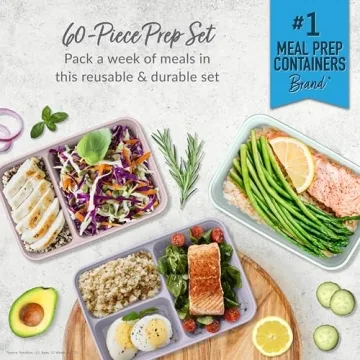 Bentgo Prep 60-Piece Meal Prep Kit for Fresh Meals