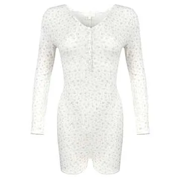 LimbirTizes Floral Print Long Sleeve Jumpsuit for Women