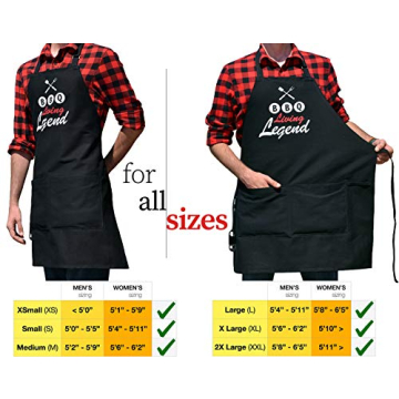 BBQ Apron with Pockets for Men, Perfect Gift for Grill Lovers