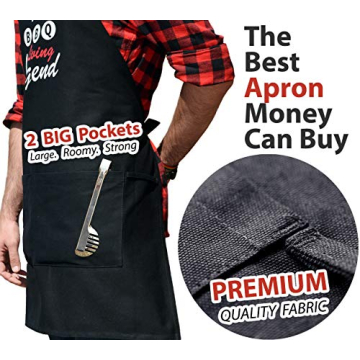 BBQ Apron with Pockets for Men, Perfect Gift for Grill Lovers