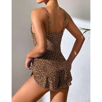 Ekouaer Soft Cami Pajama Set for Women in Blue