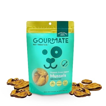 Green Lipped Mussels for Dogs - Human Grade Dog Treats - 100% Natural, Freeze Dried Snack with Omega...