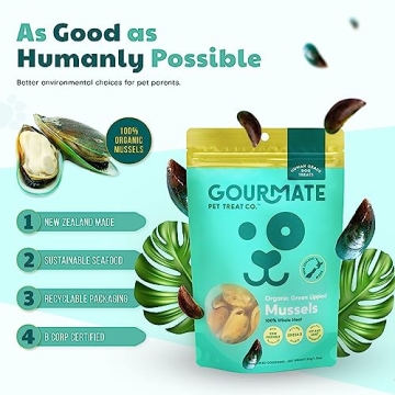 Gourmate Green-Lipped Mussels - Healthy Dog Treats