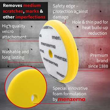 Menzerna Medium Cut Foam Polishing Pad 6"/ 150 mm