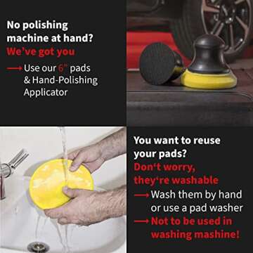 Menzerna Medium Cut Foam Polishing Pad 6"/ 150 mm