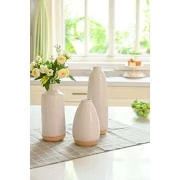 Elegant Ceramic Vases Set for Home Decor - TERESA'S COLLECTIONS