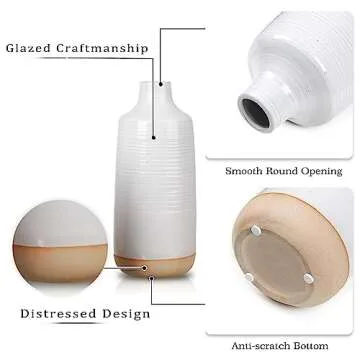 Elegant Ceramic Vases Set for Home Decor - TERESA'S COLLECTIONS