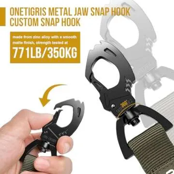 Durable OneTigris Tactical Bungee Dog Training Leash