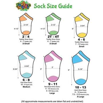 Daniel Tiger Neighborhood Toddler Boys Girls 6 pack Socks (Shoe: 7-10 (Sock: 4-6), Multicolor Crew)