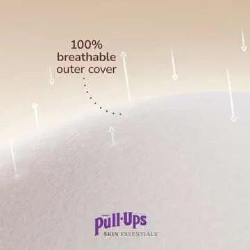 Pull-Ups Boys' Skin Essentials Potty Training Pants, Training Underwear, 2T-3T (16-34 lbs), 18 Ct