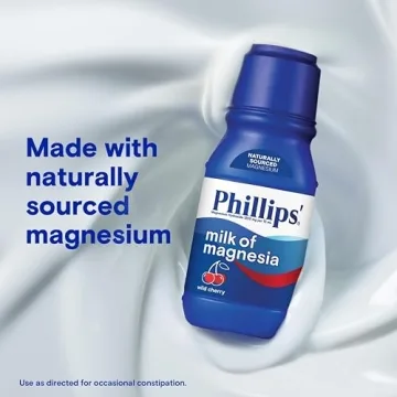 Phillips’ Milk of Magnesia Wild Cherry Laxative for Fast Relief