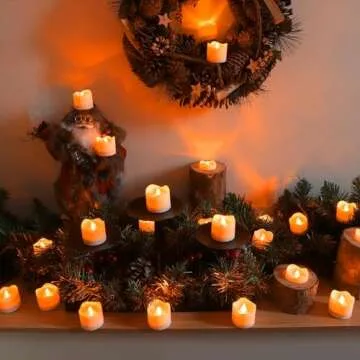 Topstone Flameless Candles with Remote Control - 12 Pack