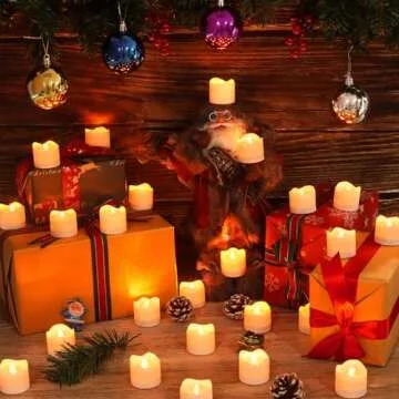 Topstone Flameless Candles with Remote Control - 12 Pack