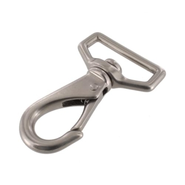250 Nickel Matte Swivel Lever Snap for Durable Crafting Solutions