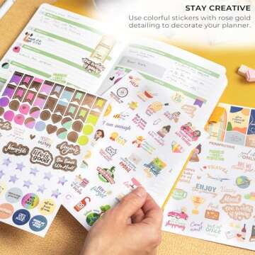 Clever Fox Mega Sticker Pack – 2000+ Small Planner Stickers for Adults – Sticker Book for Women – Aesthetic Calendar & Journal Accessories