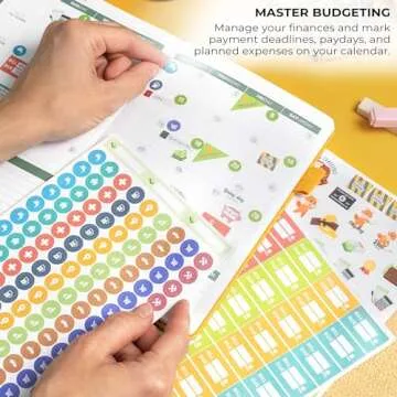Clever Fox Mega Sticker Pack – 2000+ Small Planner Stickers for Adults – Sticker Book for Women – Aesthetic Calendar & Journal Accessories