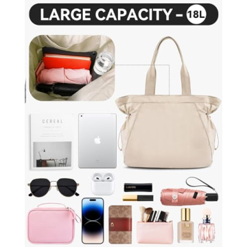 ABOUME 18L Large Side-Cinch Tote Bag for Women