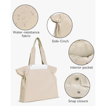 ABOUME 18L Large Side-Cinch Tote Bag for Women