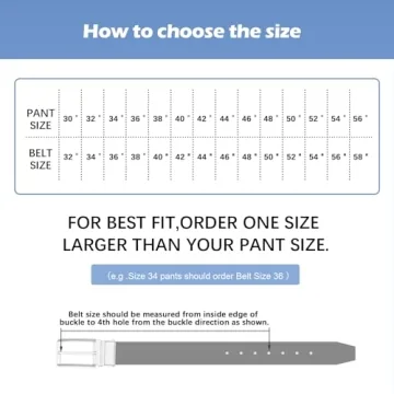 BESTKEE Men's Reversible Leather Belt - 35mm Quality Style