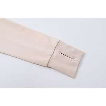 Gihuo Women's Athletic Full Zip Lightweight Workout Jacket with Thumb Holes