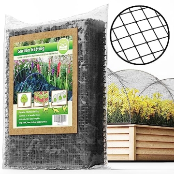 De-Bird Garden Fencing 7.5 x 65 ft - Strong Mesh Pest Barrier for Plants