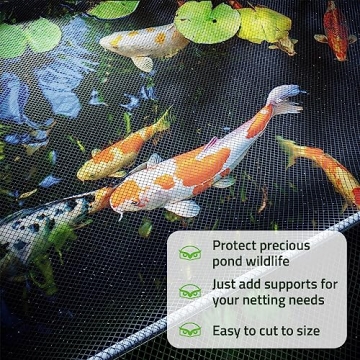 De-Bird Garden Fencing 7.5ft x 65ft for Garden Protection