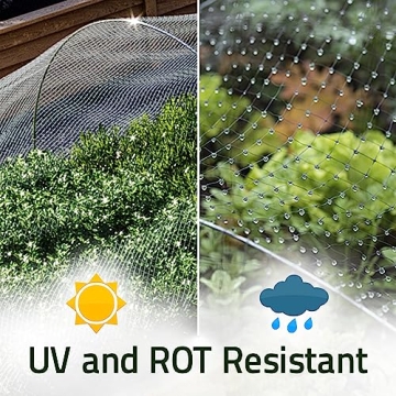 De-Bird Garden Fencing 7.5ft x 65ft for Garden Protection