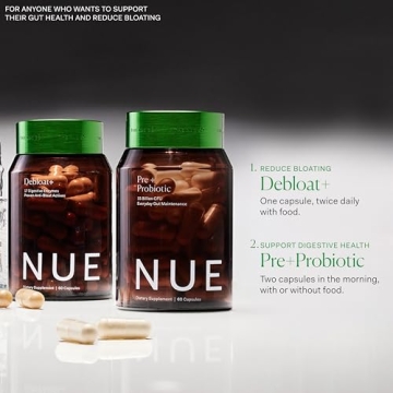 Nue Co. PREBIOTIC + PROBIOTIC - Gut Health Support Capsules