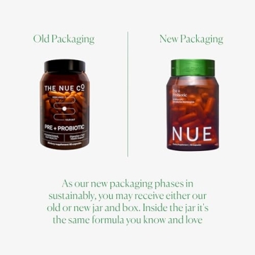 Nue Co. PREBIOTIC + PROBIOTIC - Gut Health Support Capsules