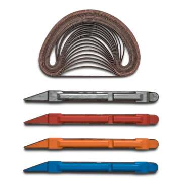 1/4" Sanding Detailer Coarse Grit Kit for Wood Working and Model Building