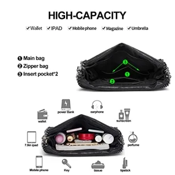 Wivmypog Faux Leather Chain Handbag for Fashionable Women